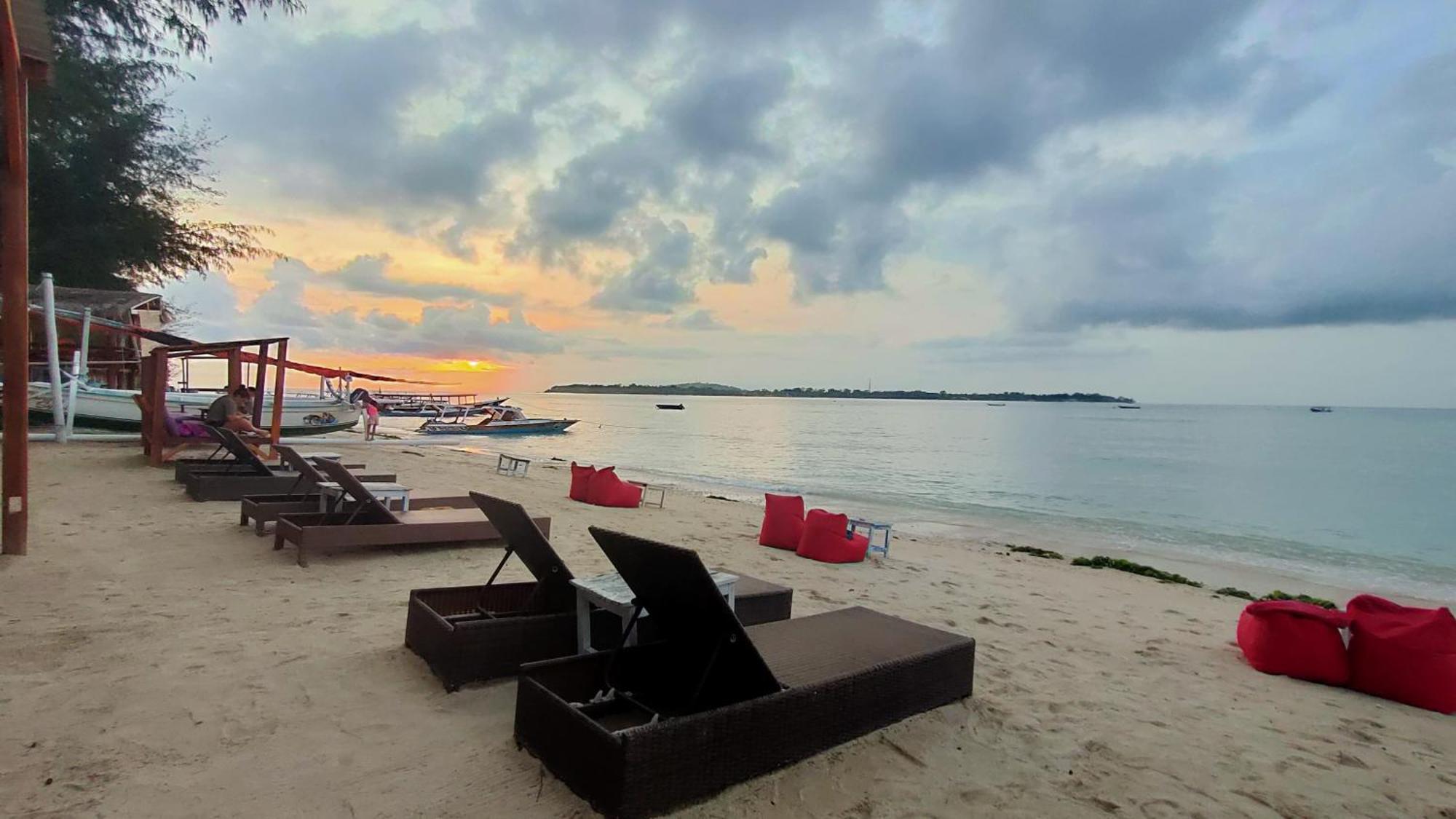 Matahari Bungalow 3 Gili Air Exterior foto